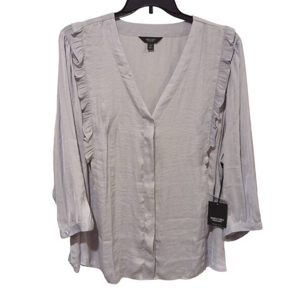 Simply Vera Wang Pastel Blue Blouse, NWT, 3X - Picture 1 of 5